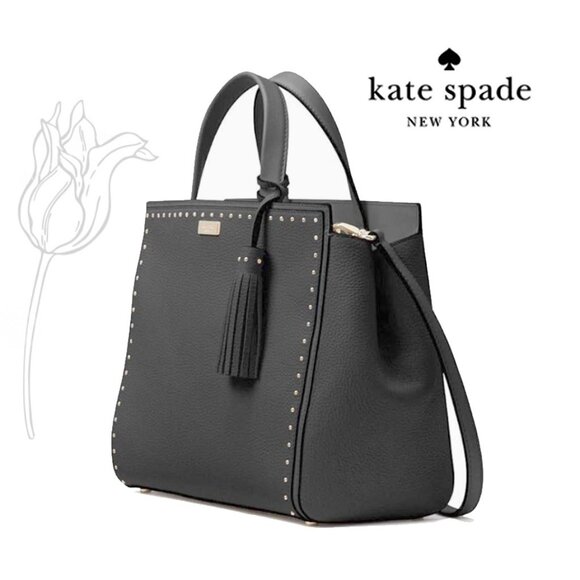 kate spade Handbags - Kate Spade Abby West Street Black Leather Satchel Bag